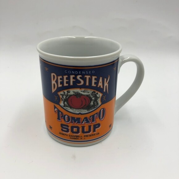 Vintage 1994 Condensed Beefsteak Tomato Soup 125th Anniversary Mug Collectible - Picture 3 of 13